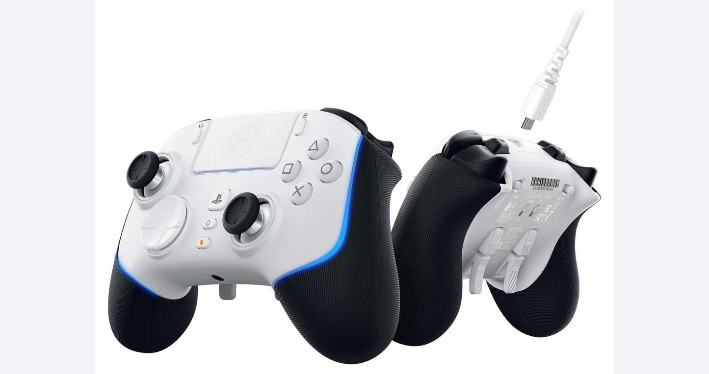 Razer Wolverine V2 Pro Chroma Wireless Gaming Controller for PlayStation 5 and PC - White