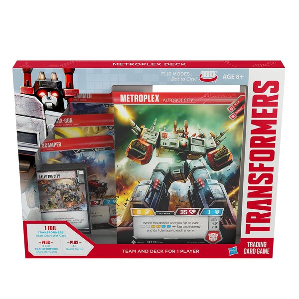Hasbro Transformers Trading Card Game: Metroplex Deck