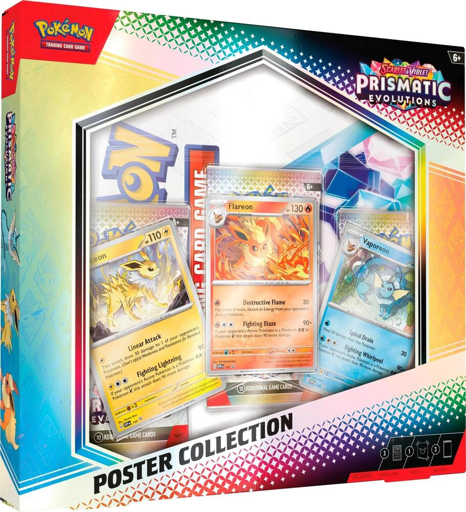 Pokémon Trading Card Game: Prismatic Evolutions Poster Collection