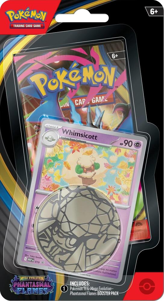 Pokémon Trading Card Game: Phantasmal Flames Single Pack Blister (Whimsicott)
