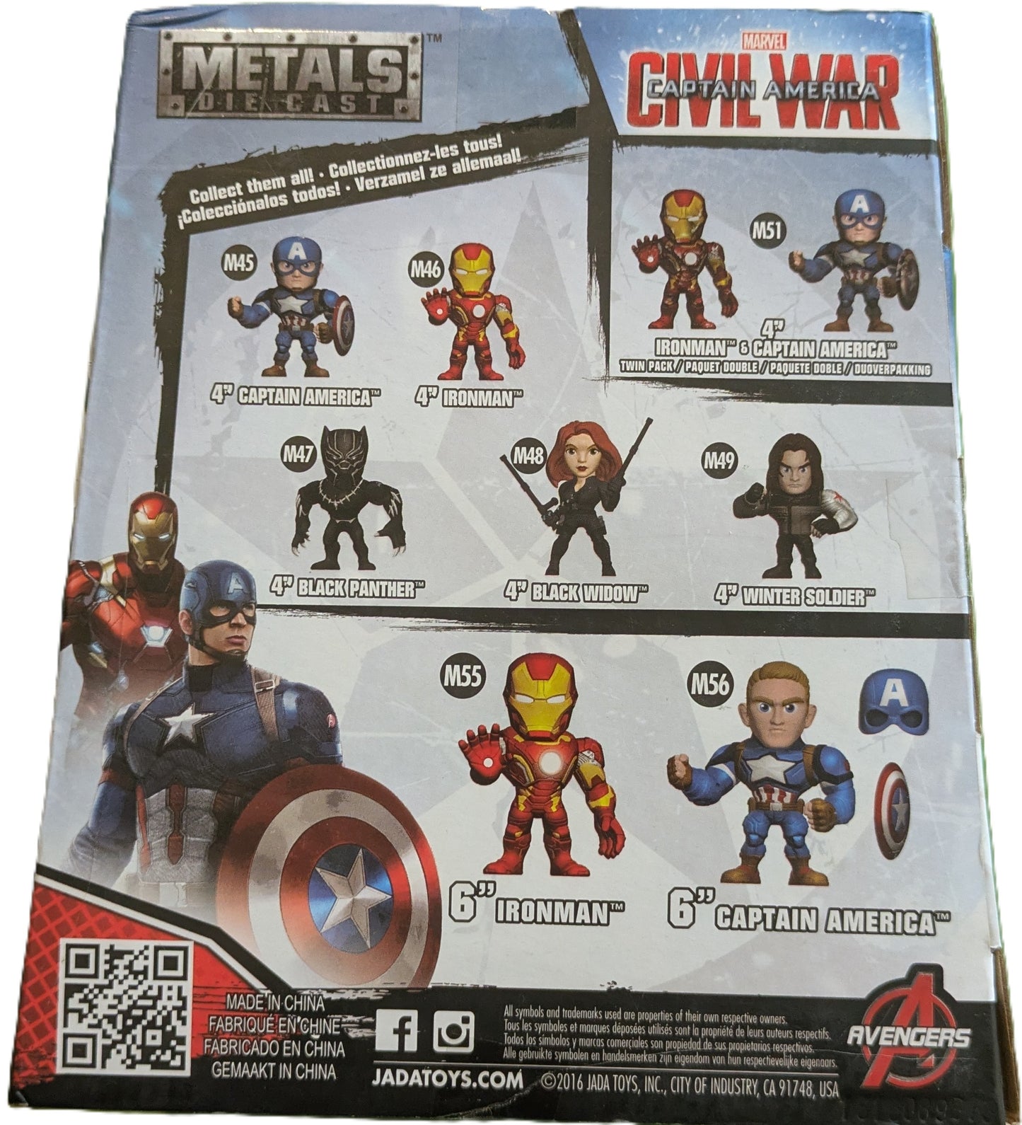Marvel Captain America Civil War Captain America (Target Exclusive) Metals Die Cast Figure
