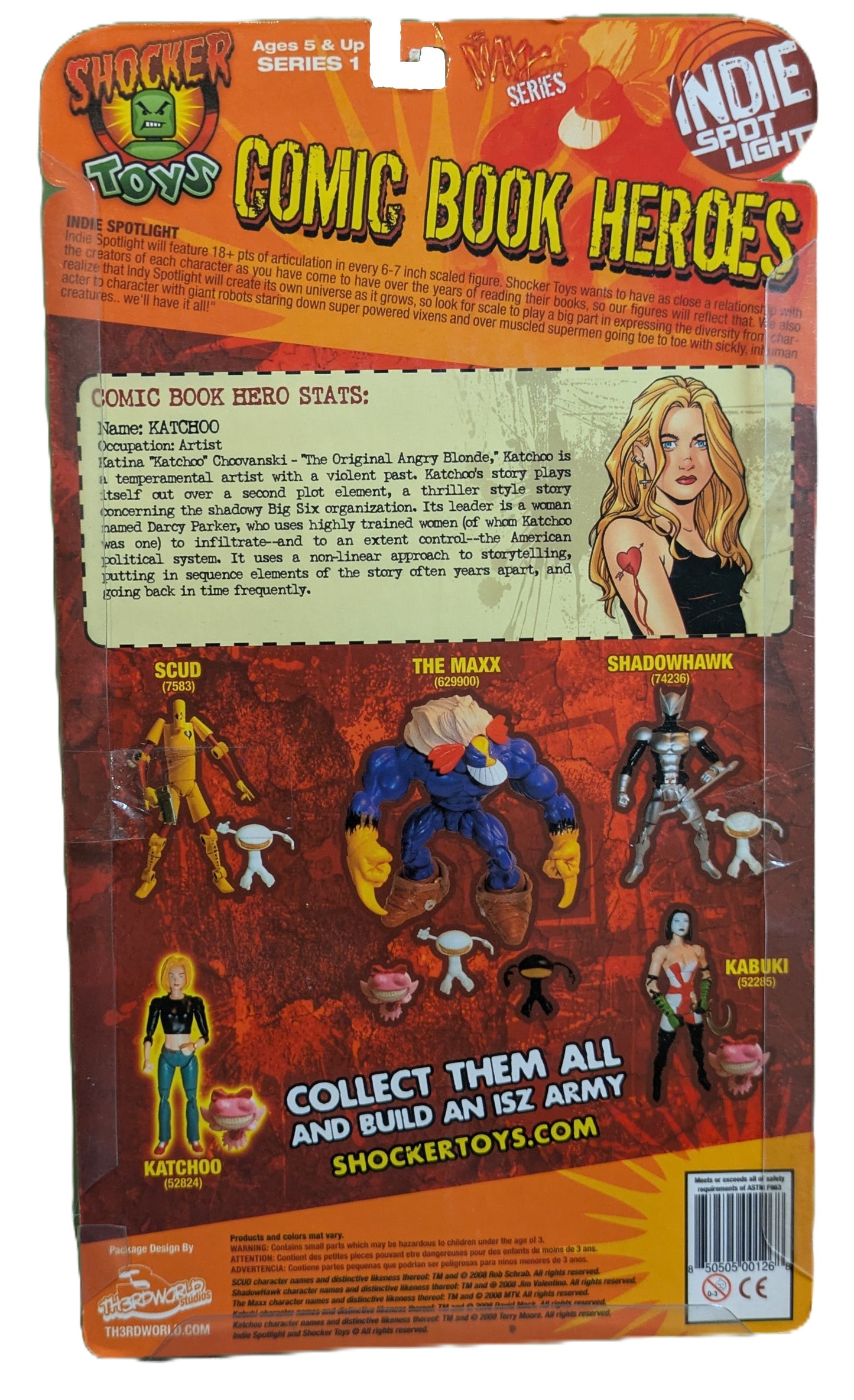 The MAXX Series Comic Book Heroes Strangers in Paradise Katchoo