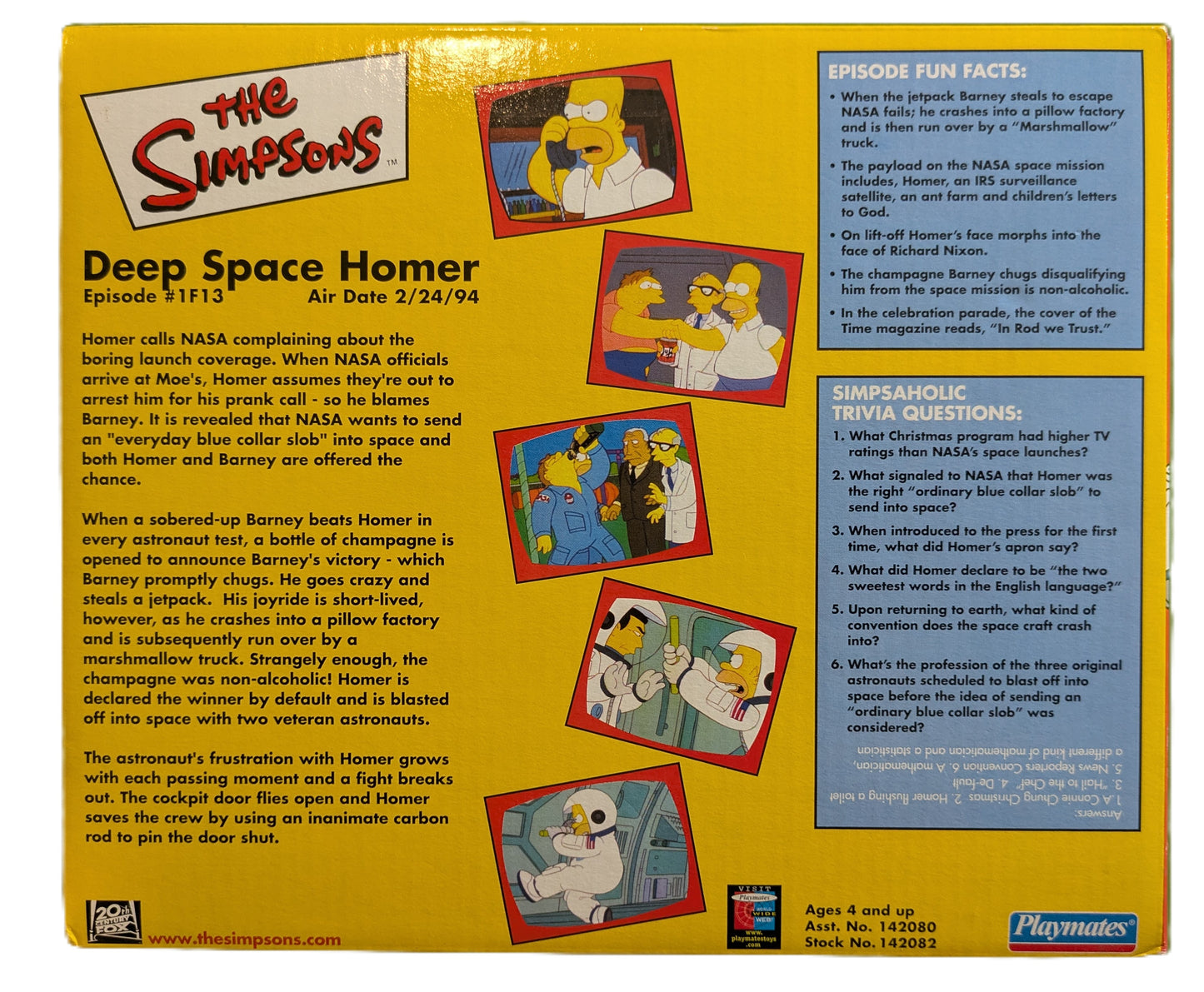 The Simpsons Deep Space Homer 5 Pack