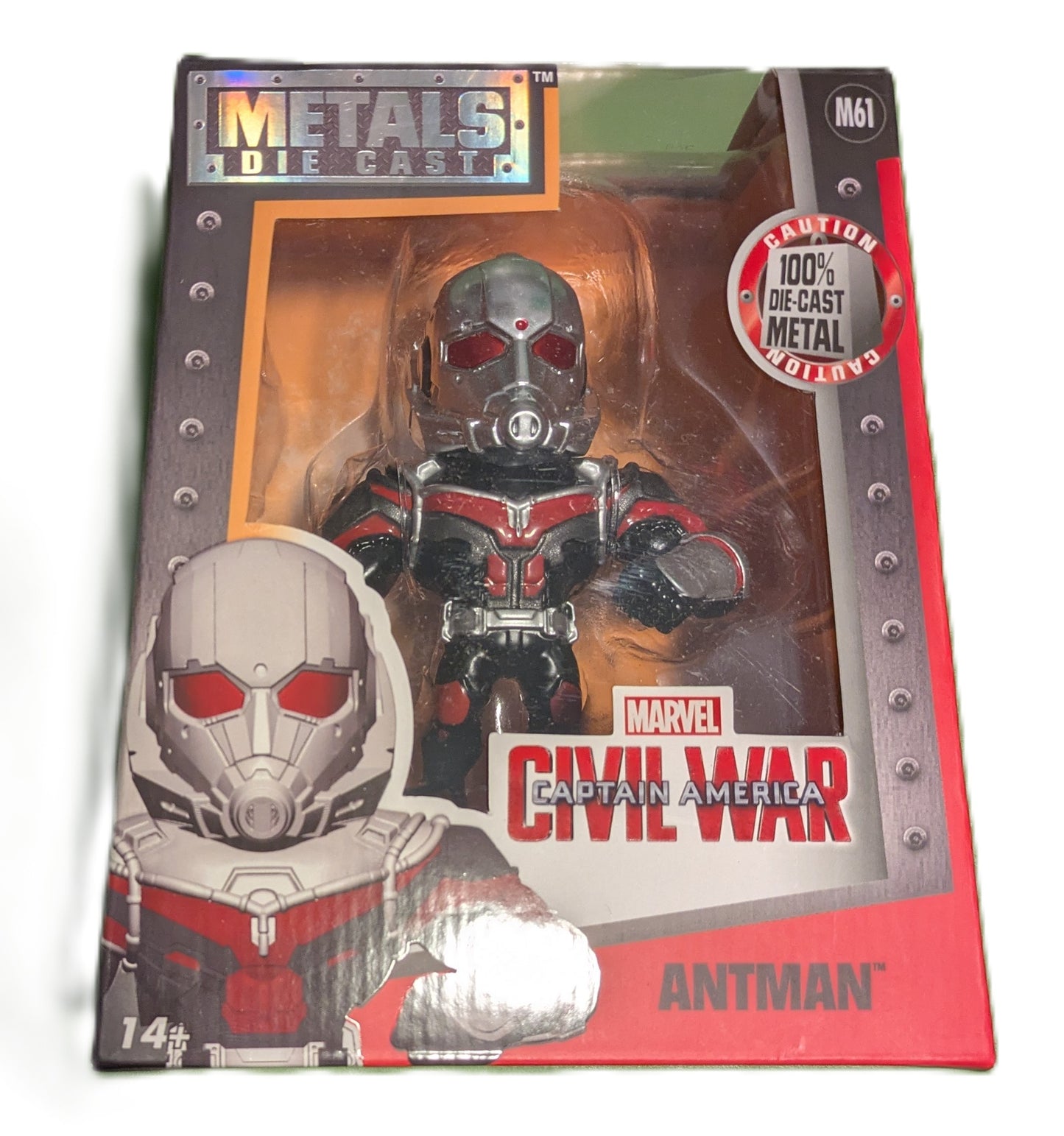 Marvel Captain America Civil War Antman Metals Die Cast Figure