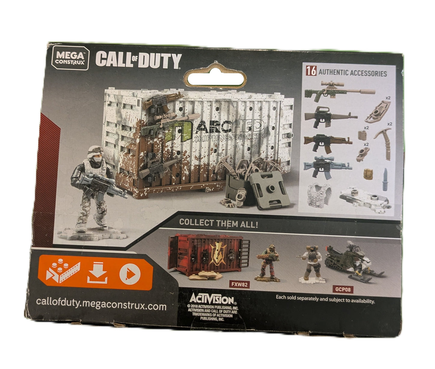 Mega Construx Call of Duty Artic Armor 58 Pcs Set