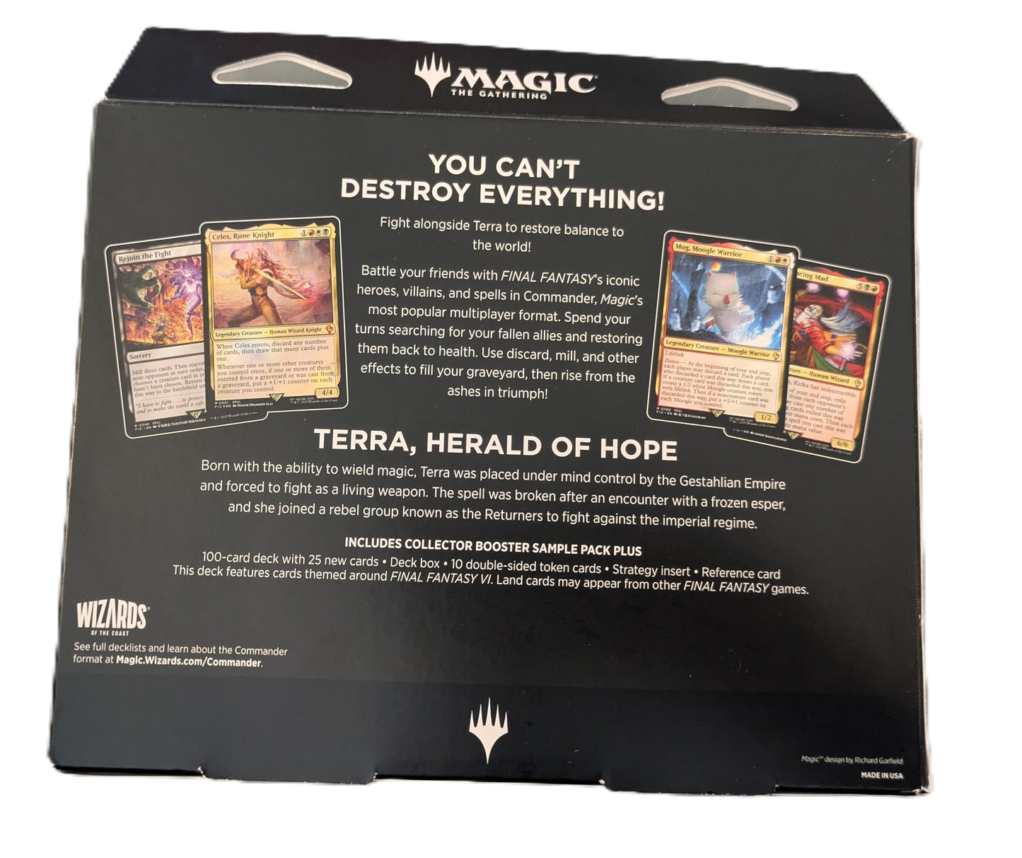Magic the Gathering Final Fantasy Commander Deck (Revival Trance)
