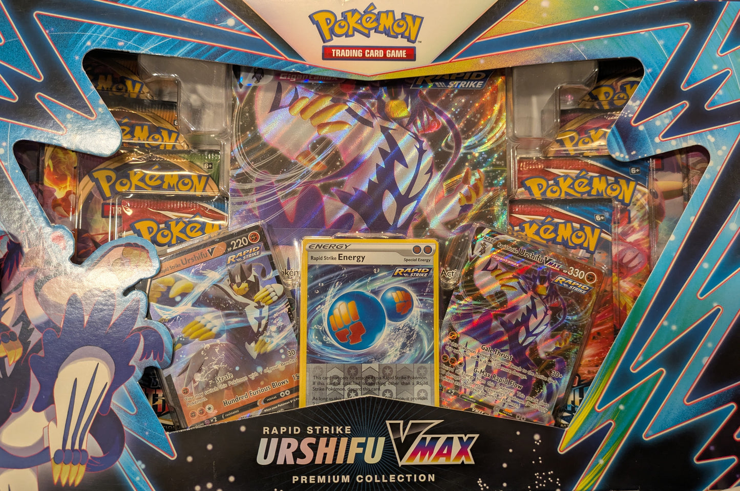 Pokémon Trading Card Game Rapid Strike Urshifu VMAX Premium Collection