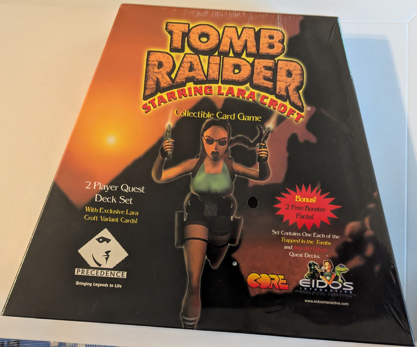 Tomb Raider Collectible Card Game Starring Lara Croft 2 Player Quest Deck Set