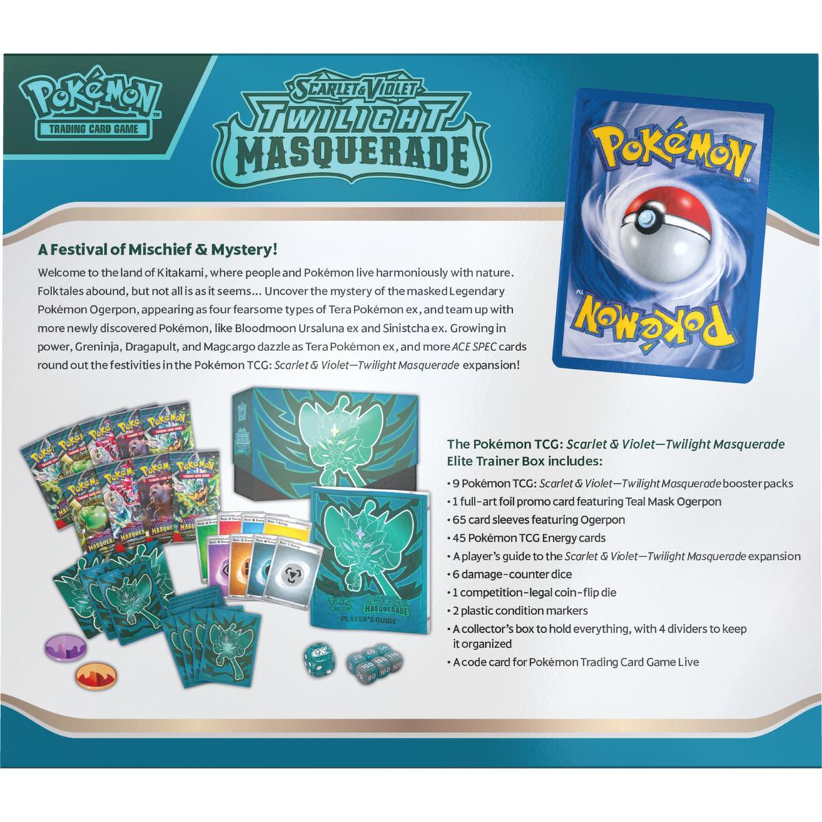 Pokémon Trading Card Game: Twilight Masquerade Elite Trainer Box