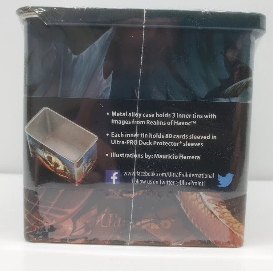 Ultra-Pro Realms Of Havoc Tin Trio Deck Storage Tin