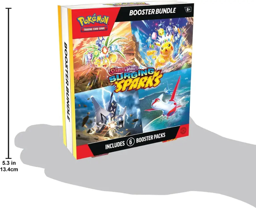 Pokémon Trading Card Game: Scarlet & Violet - Surging Sparks 6 Pk Booster Bundle