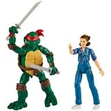 Teenage Mutant Ninja Turtles Stranger Things Leonardo & Eleven Action Figure 2-Pack (Upside Down Remix)