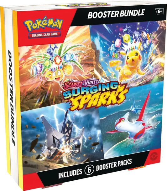 Pokémon Trading Card Game: Scarlet & Violet - Surging Sparks 6 Pk Booster Bundle