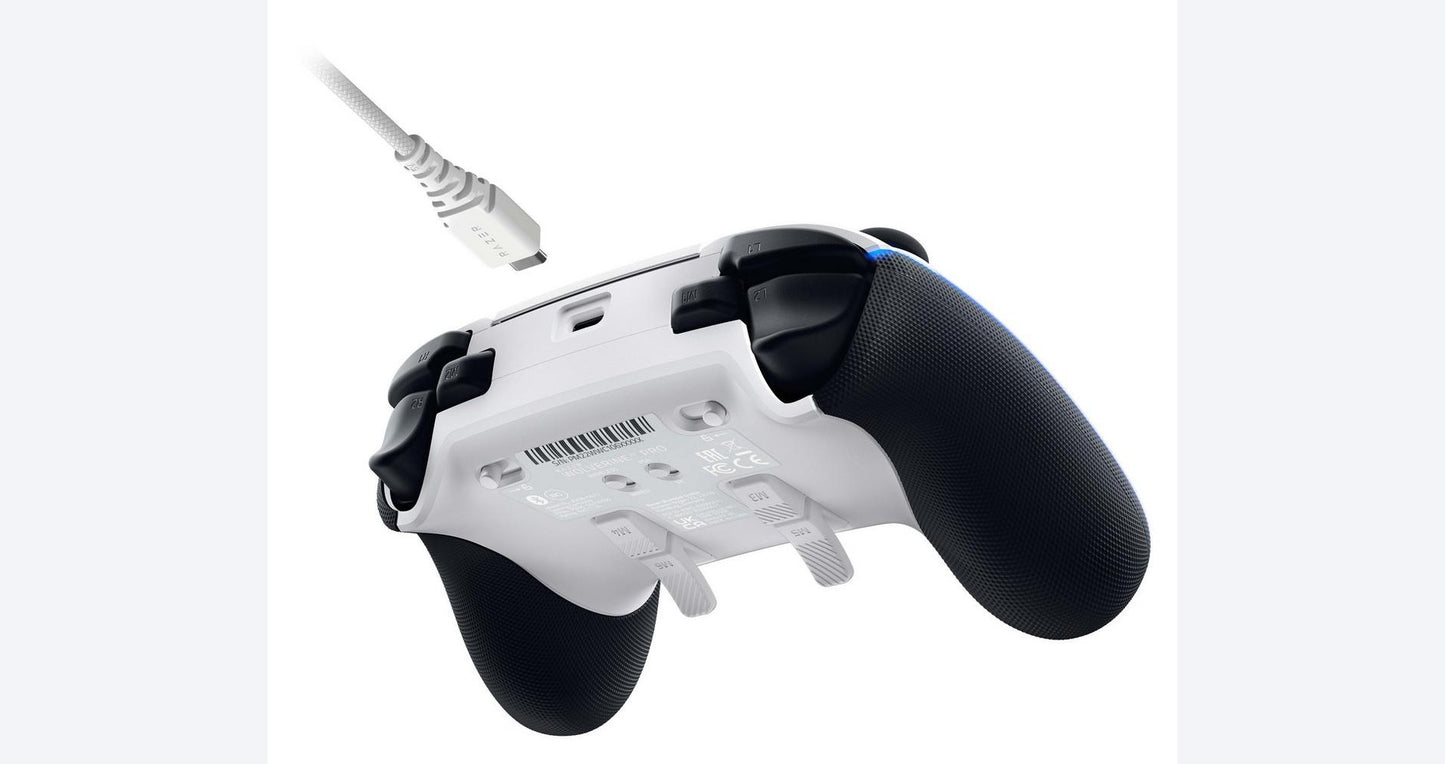 Razer Wolverine V2 Pro Chroma Wireless Gaming Controller for PlayStation 5 and PC - White