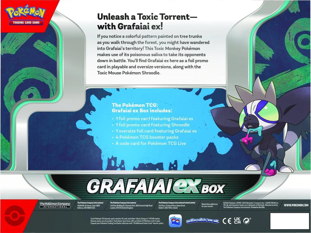 Pokémon Trading Card Game: Grafaiai EX Box