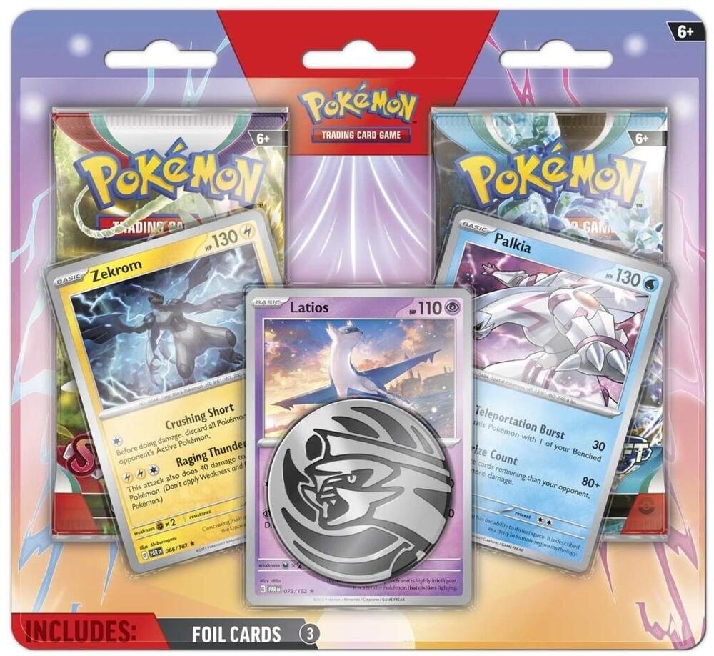 Pokémon Trading Card Game: Enhanced 2-Pack Blister Pack (Latios, Zekrom & Palkia)
