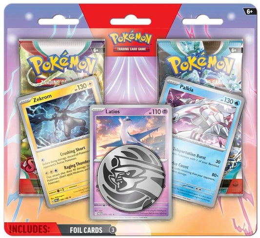Pokémon Trading Card Game: Enhanced 2-Pack Blister Pack (Latios, Zekrom & Palkia)