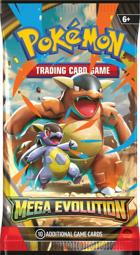 Pokémon Trading Card Game: Mega Evolution Booster Pack (Pack Artwork May Vary)