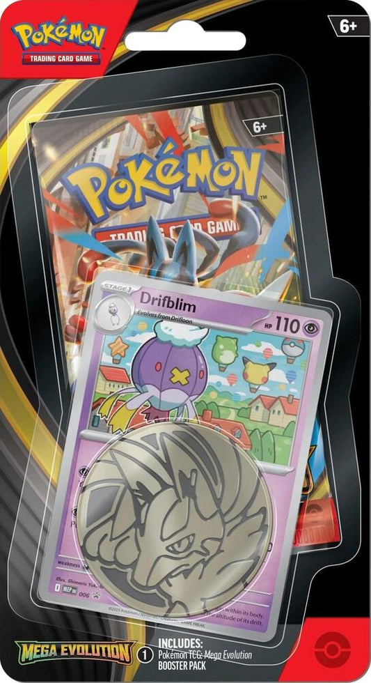 Pokémon Trading Card Game: Mega Evolution Single Pack Blister (Drifblim)