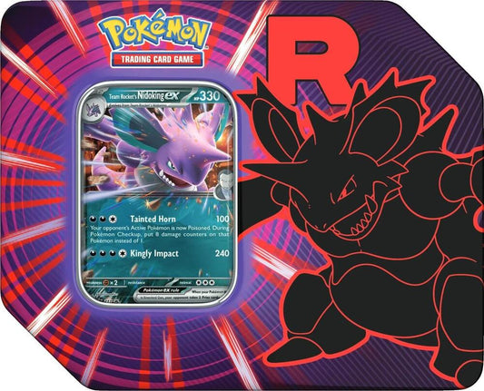 Pokémon Trading Card Game: Team Rocket Tin Team Rocket's Nidoking EX