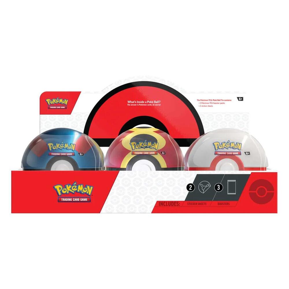 Pokémon Trading Card Game: Poke Ball Tin Display (Q4 2025)