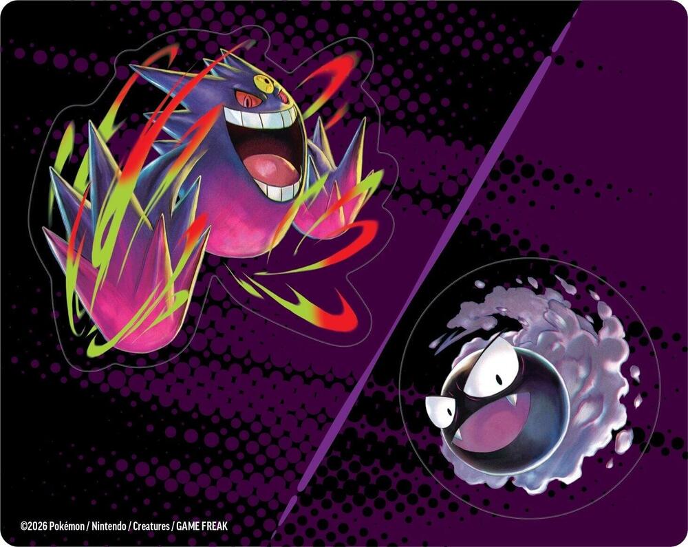 Pokémon Trading Card Game: Mega Evolution: Ascended Heroes Tech Sticker Collection - Gastly