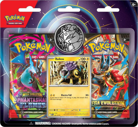 Pokémon Trading Card Game: Mega Evolution  2-Pack Blister (Raikou)