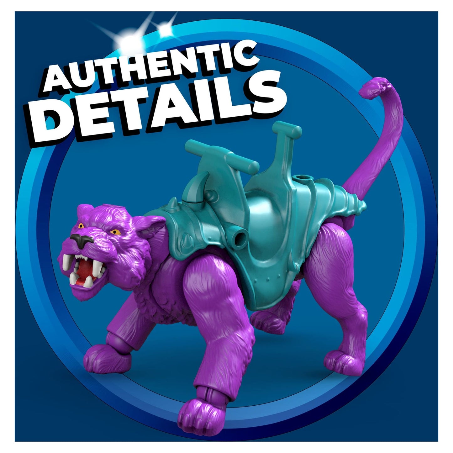 Mega Construx Masters of the Universe Panthor at Point Dread construction set with micro action figures (557 Pieces)