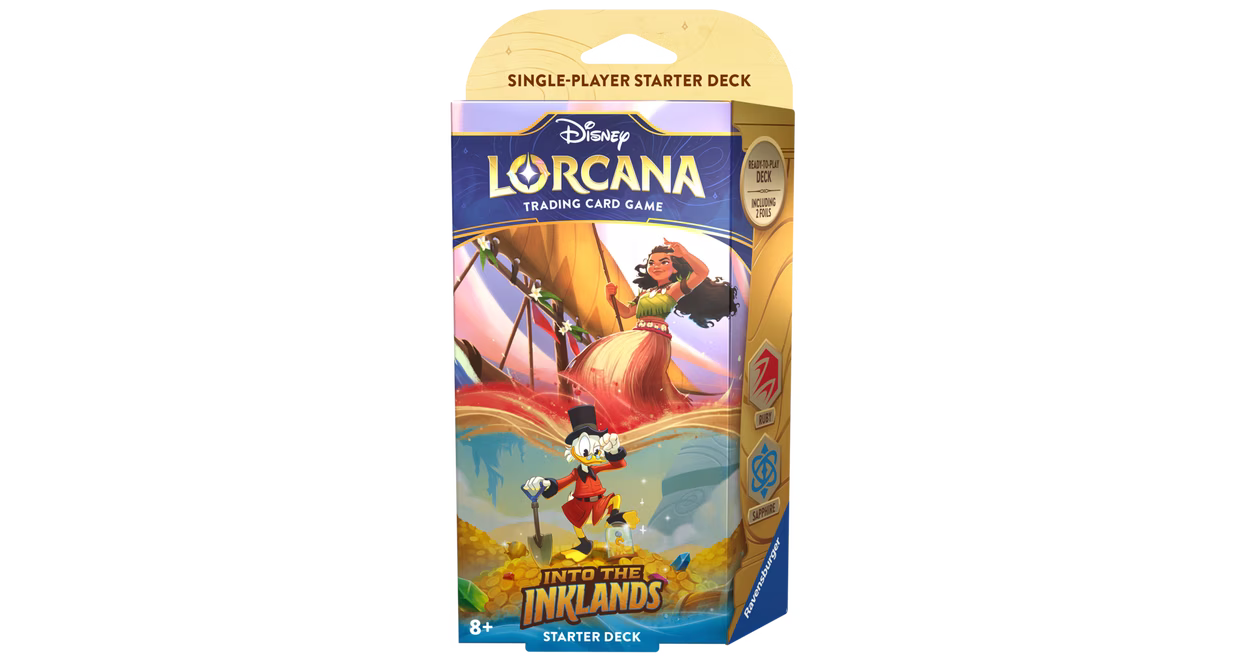 Disney Lorcana Trading Card Game: Into the Inklands Chapter 3 Ruby and Sapphire Starter Deck