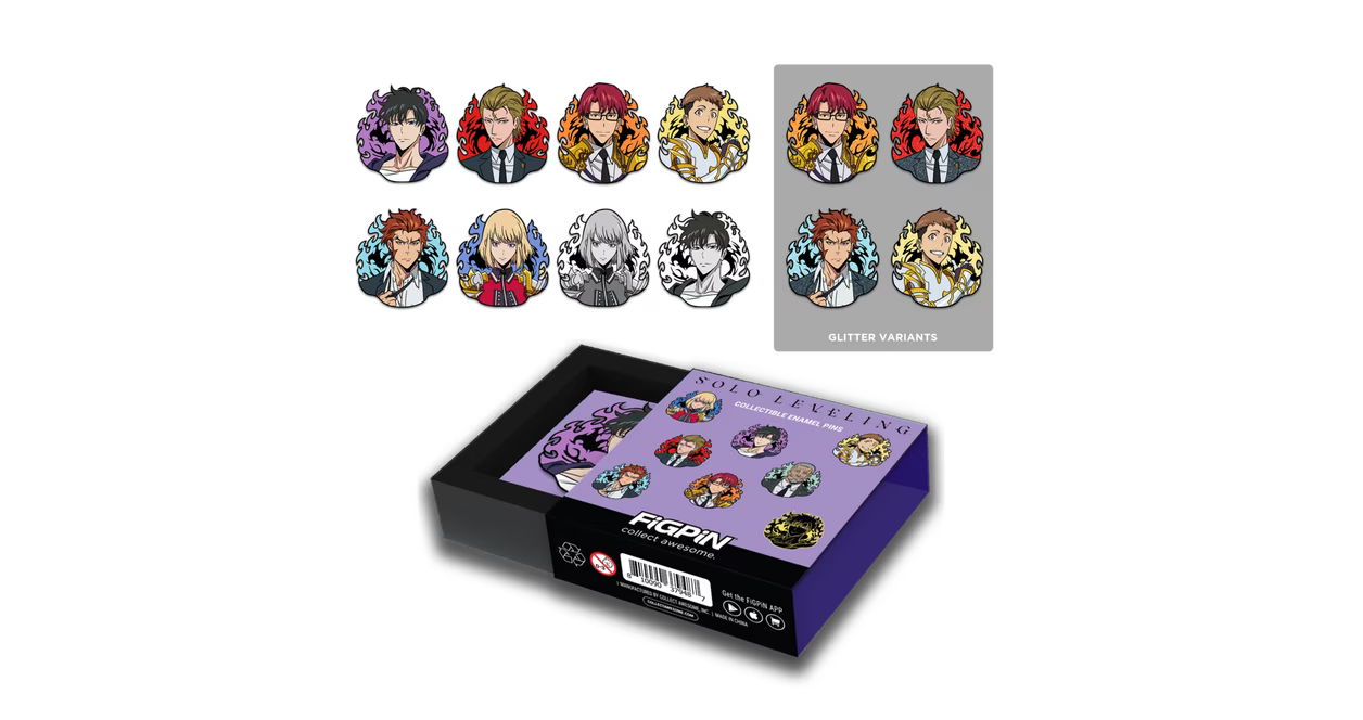 FiGPiN Anime Solo Leveling Mystery Mini Collectible Enamel Pin Series 1 (Styles May Vary)