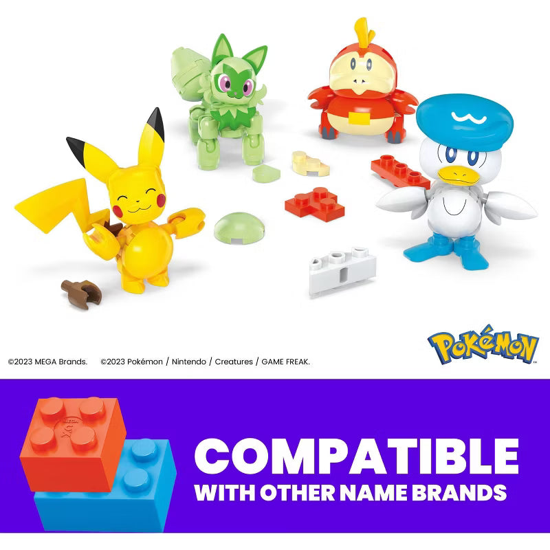 MEGA Pokémon Paldea Region Team Building Toy Kit - 79pcs