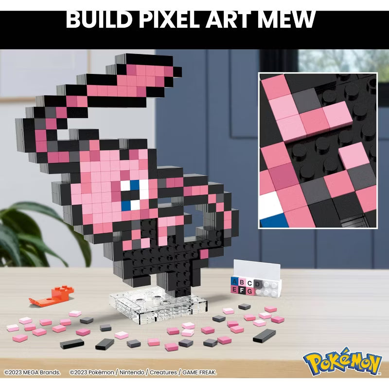 MEGA Pokémon Mew Building Toy Kit 434pc Retro Set