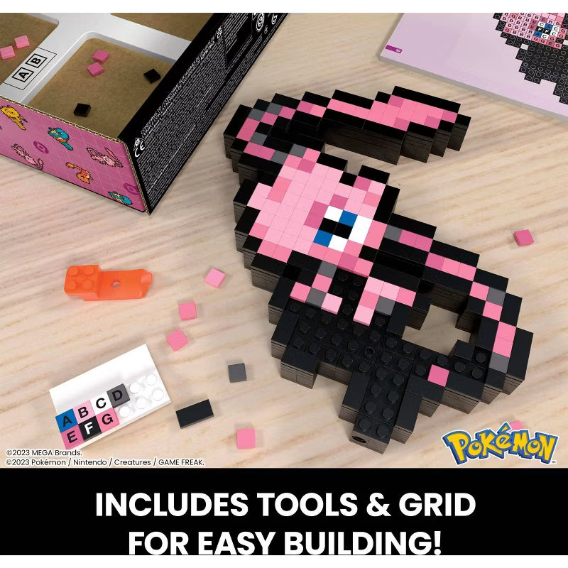 MEGA Pokémon Mew Building Toy Kit 434pc Retro Set