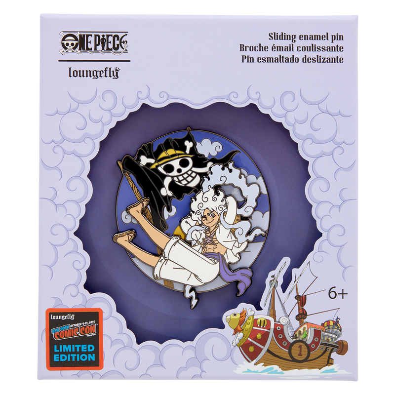 NYCC Limited Edition ONE PIECE GEAR 5 Luffy 3" Collector Box Sliding Pin