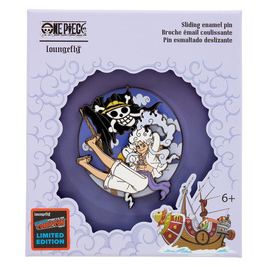 NYCC Limited Edition ONE PIECE GEAR 5 Luffy 3" Collector Box Sliding Pin
