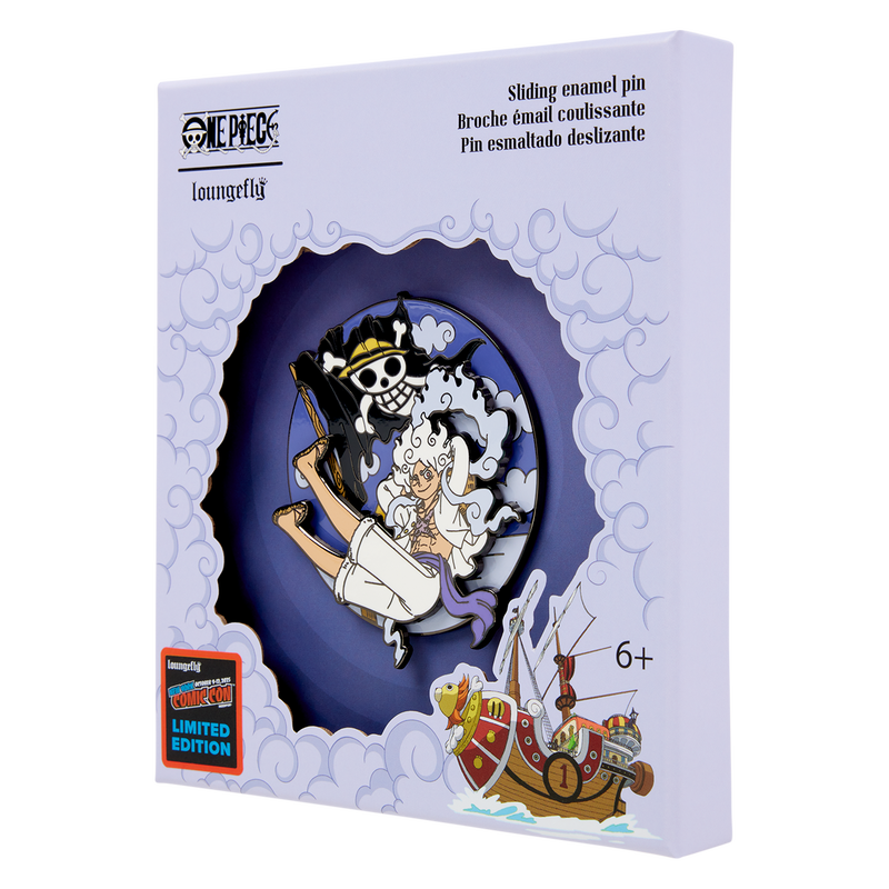 NYCC Limited Edition ONE PIECE GEAR 5 Luffy 3" Collector Box Sliding Pin