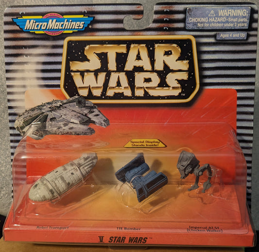 Star Wars V Star Wars Rebel Transport, TIE Bomber, Imperial AT-ST (Chicken Walker)