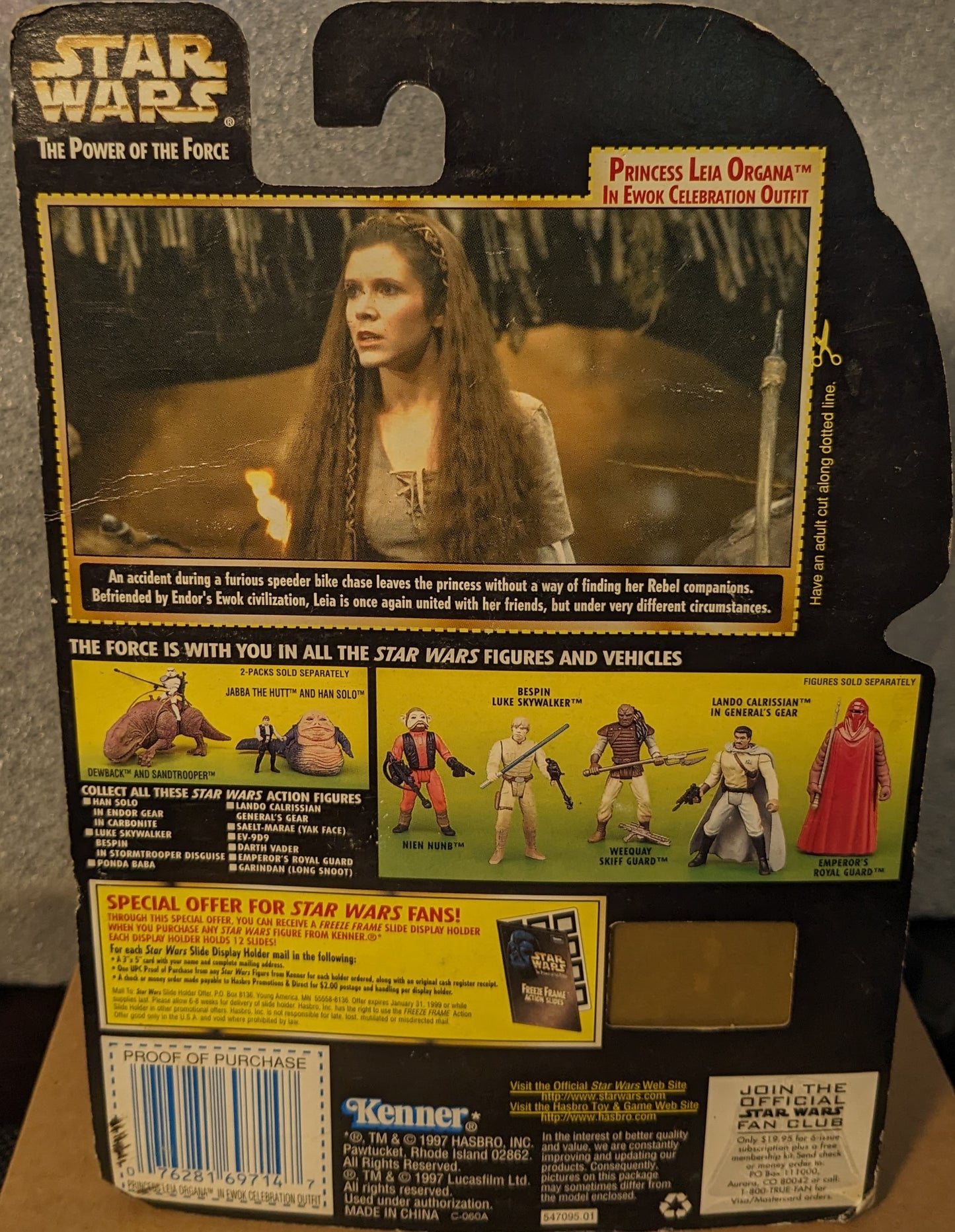 Star Wars The Power of the Force, Princess Leia Organa in Ewok Celebration Outfit