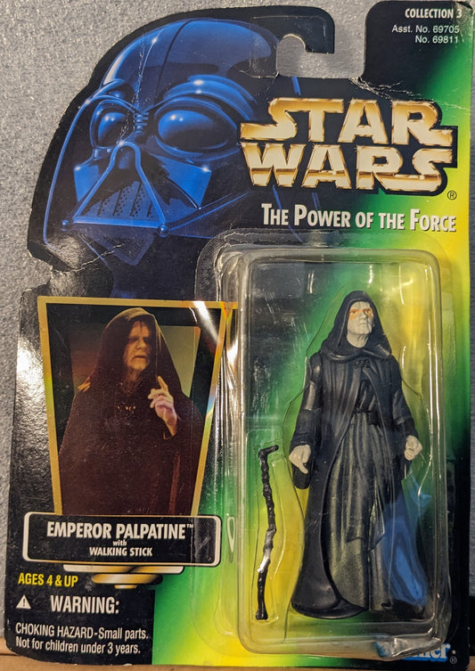 Star Wars The Power of the Force Emperor Palpatine with Walking Stick