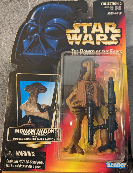 Star Wars The Power of the Force  Momaw Nadon "Hammerhead" with Double-Barreled Laser Cannon