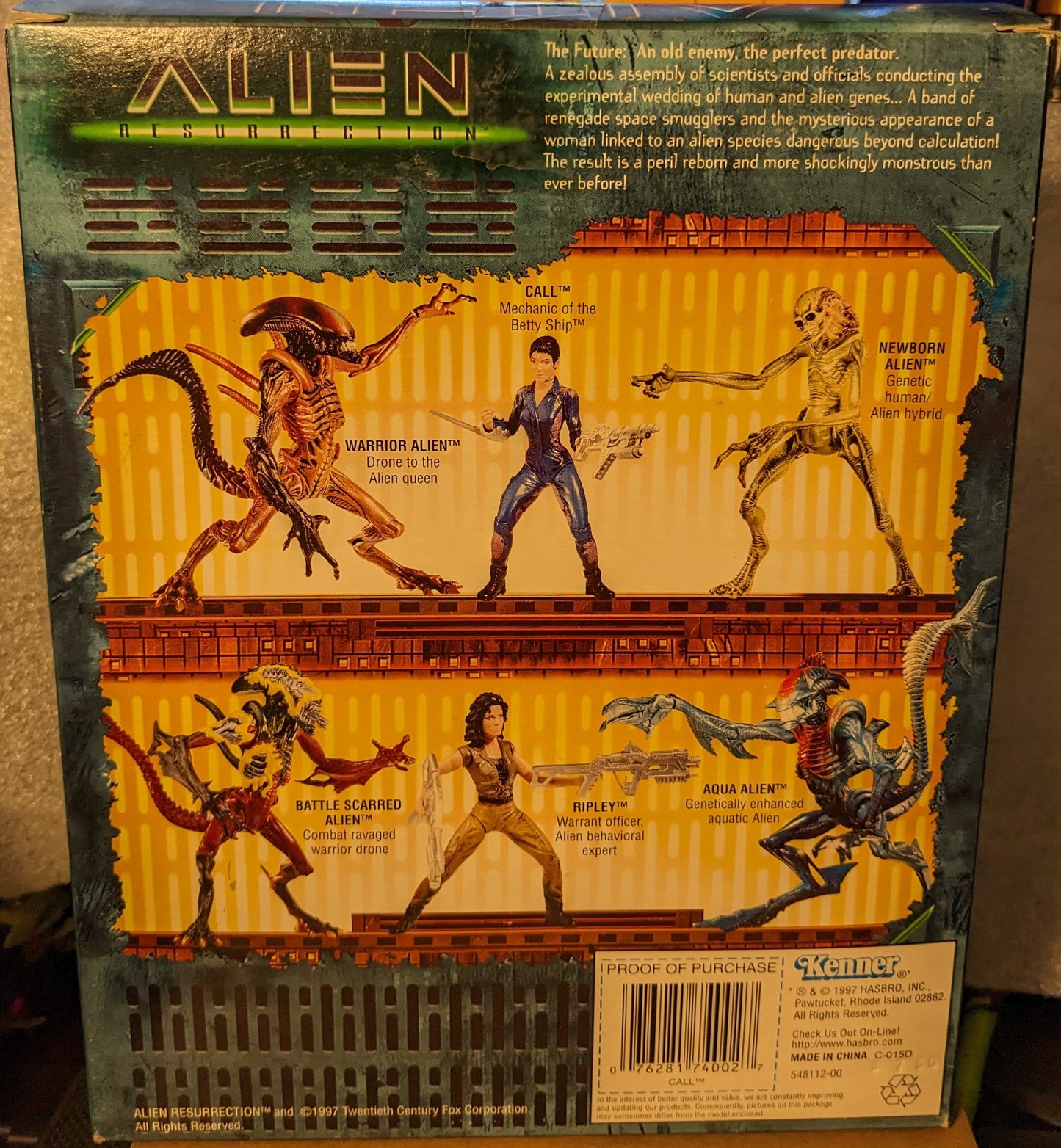 Alien Resurrection Movie Edition Call Hasbro Signature Series