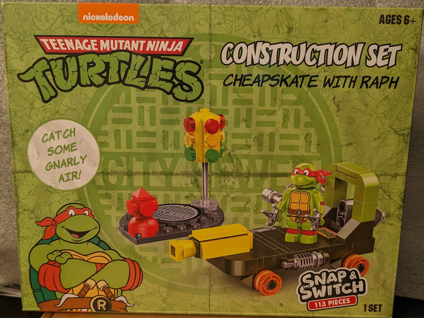 Teenage Mutant Ninja Turtles Cheapskate with Raph Construction Set