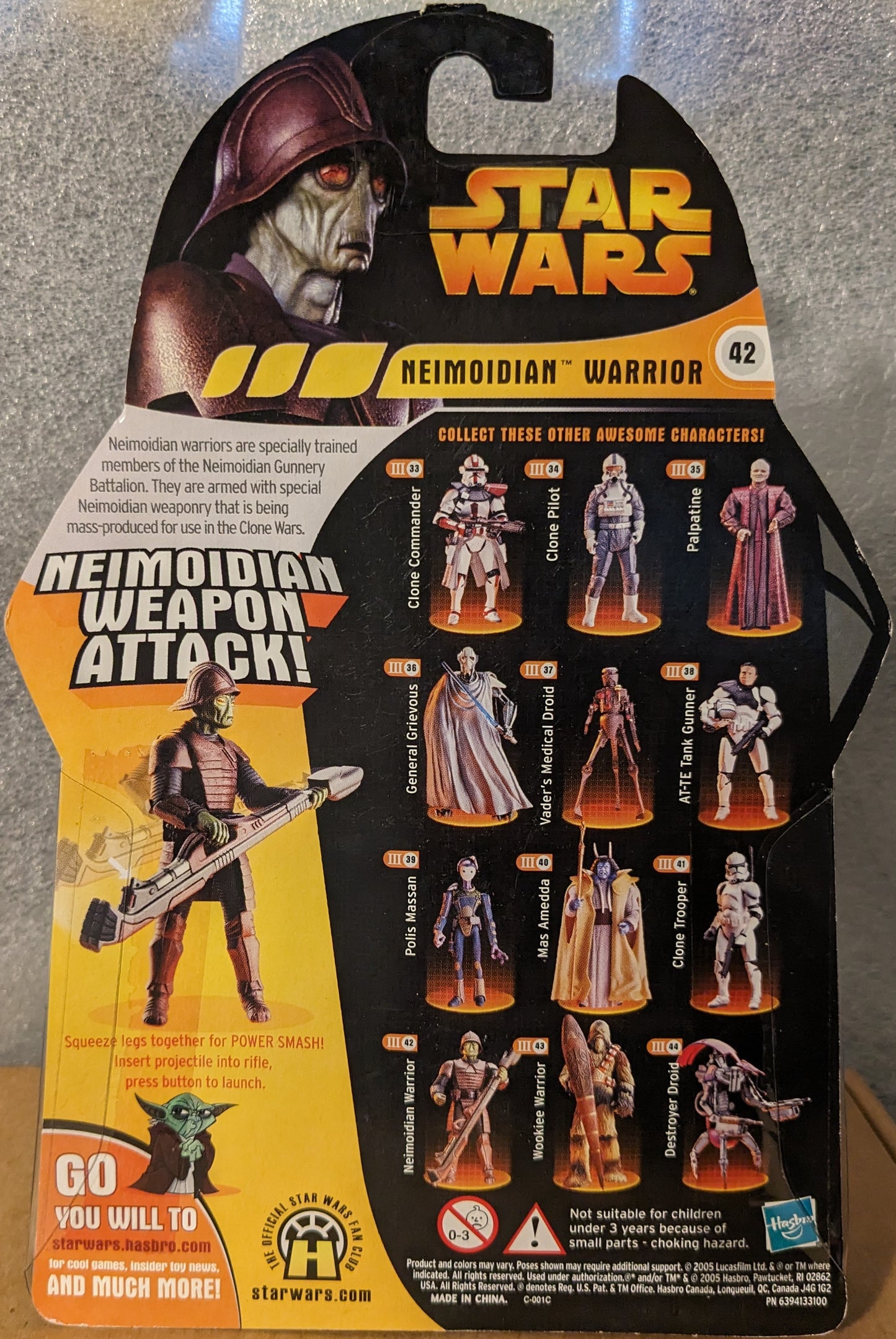 Star Wars Revenge of the Sith Neimoidian Warrior #42