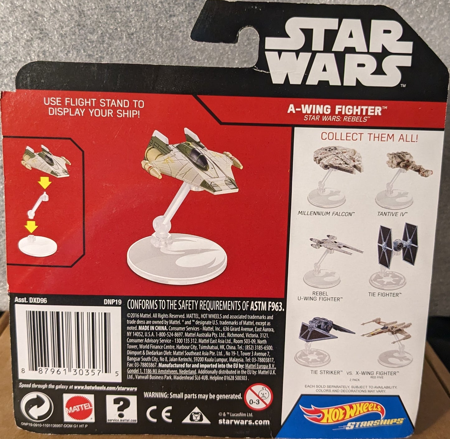 Hot Wheels Starships Star Wars A-Wing Fighter (Star Wars: Rebels)