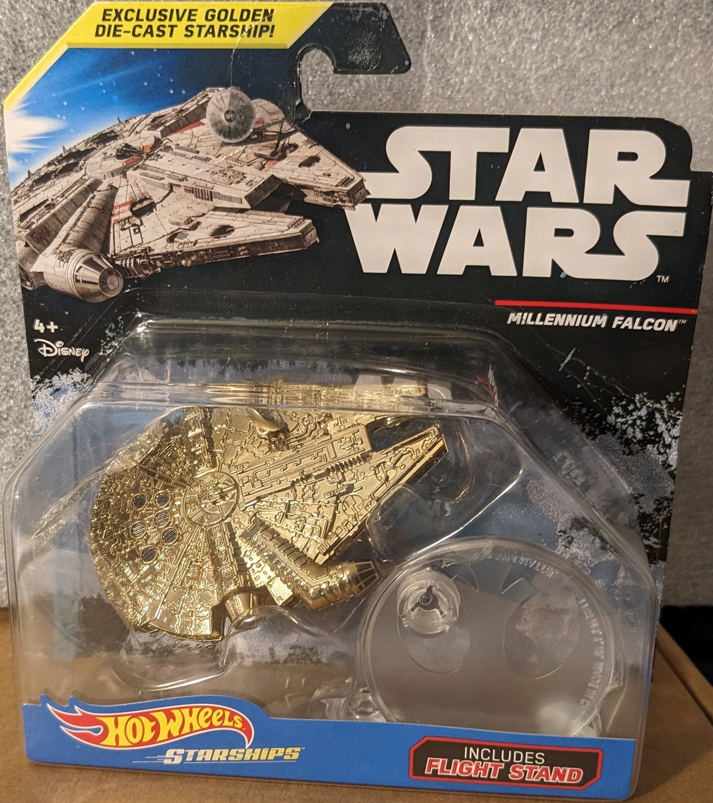 Star Wars Millennium Flacon (Exclusive Golden Die-Cast Starship)