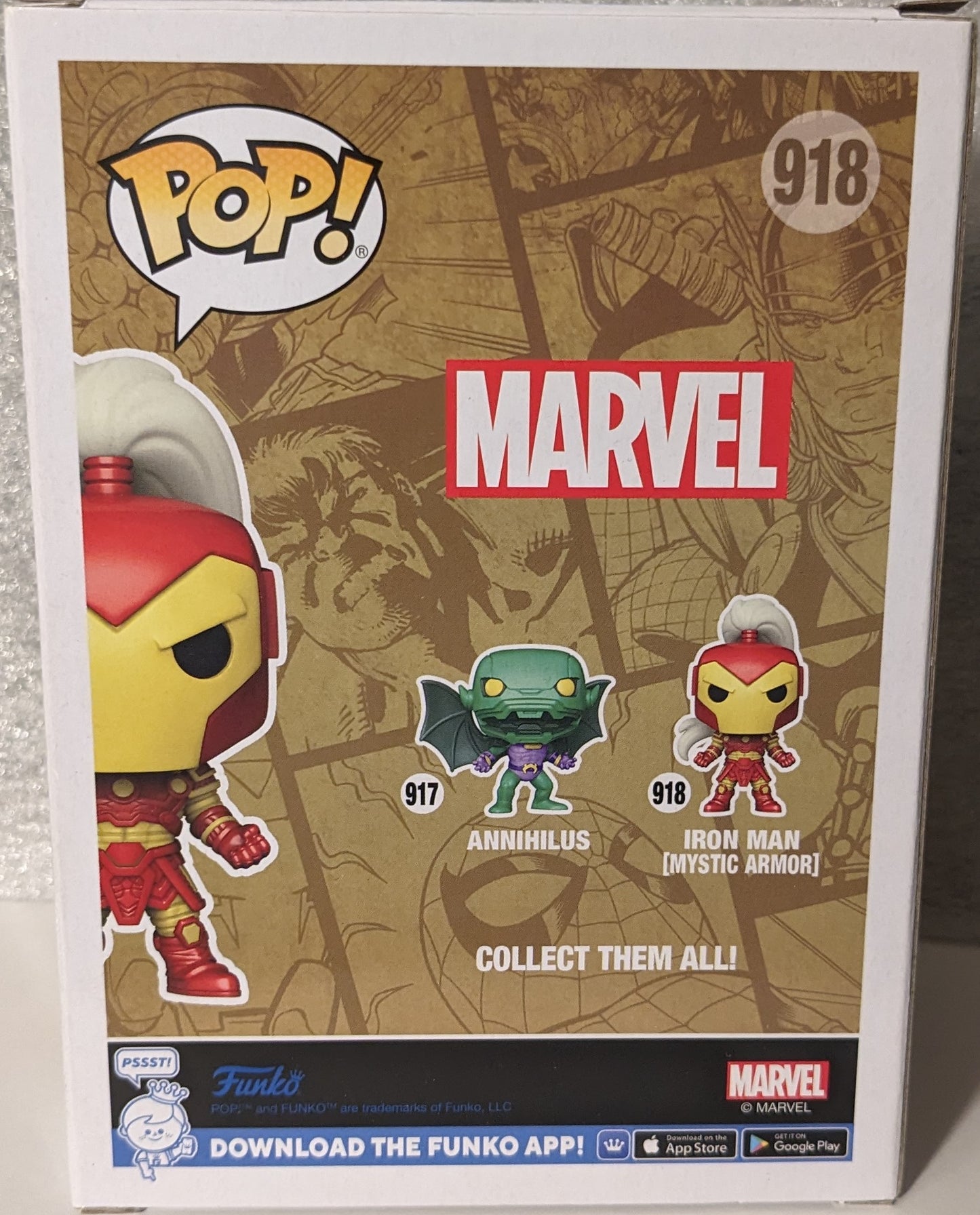 Funko Pop Marvel Iron Man (Mystic Armor) 918 Special Edition