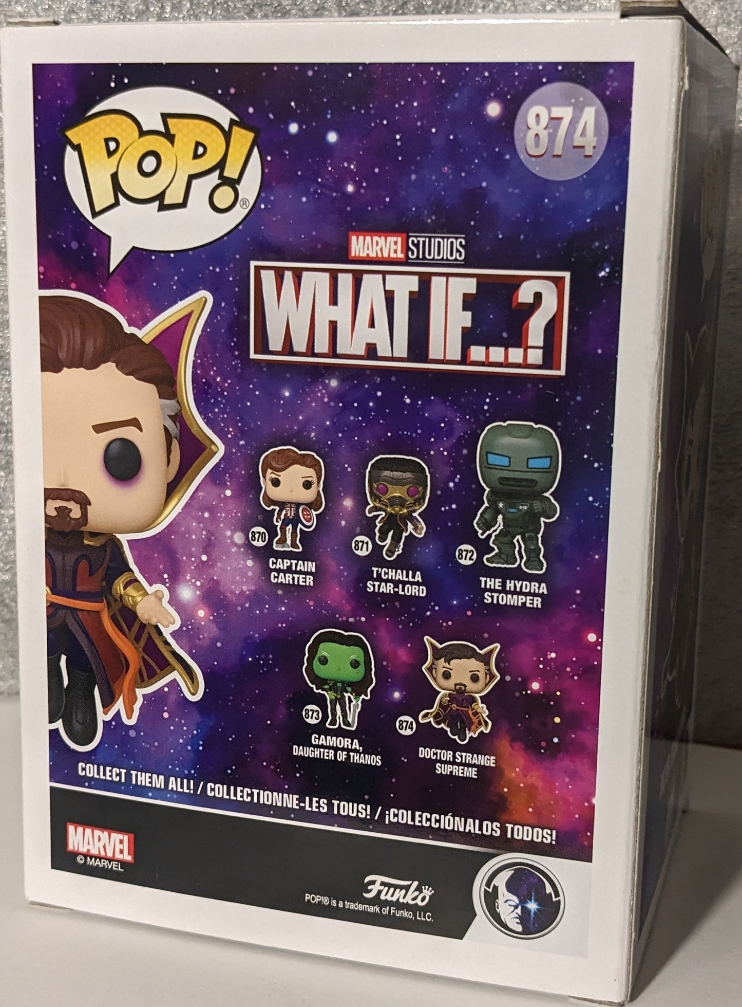 Funko Pop Marvel Studios What If...? Doctor Strange Supreme 874