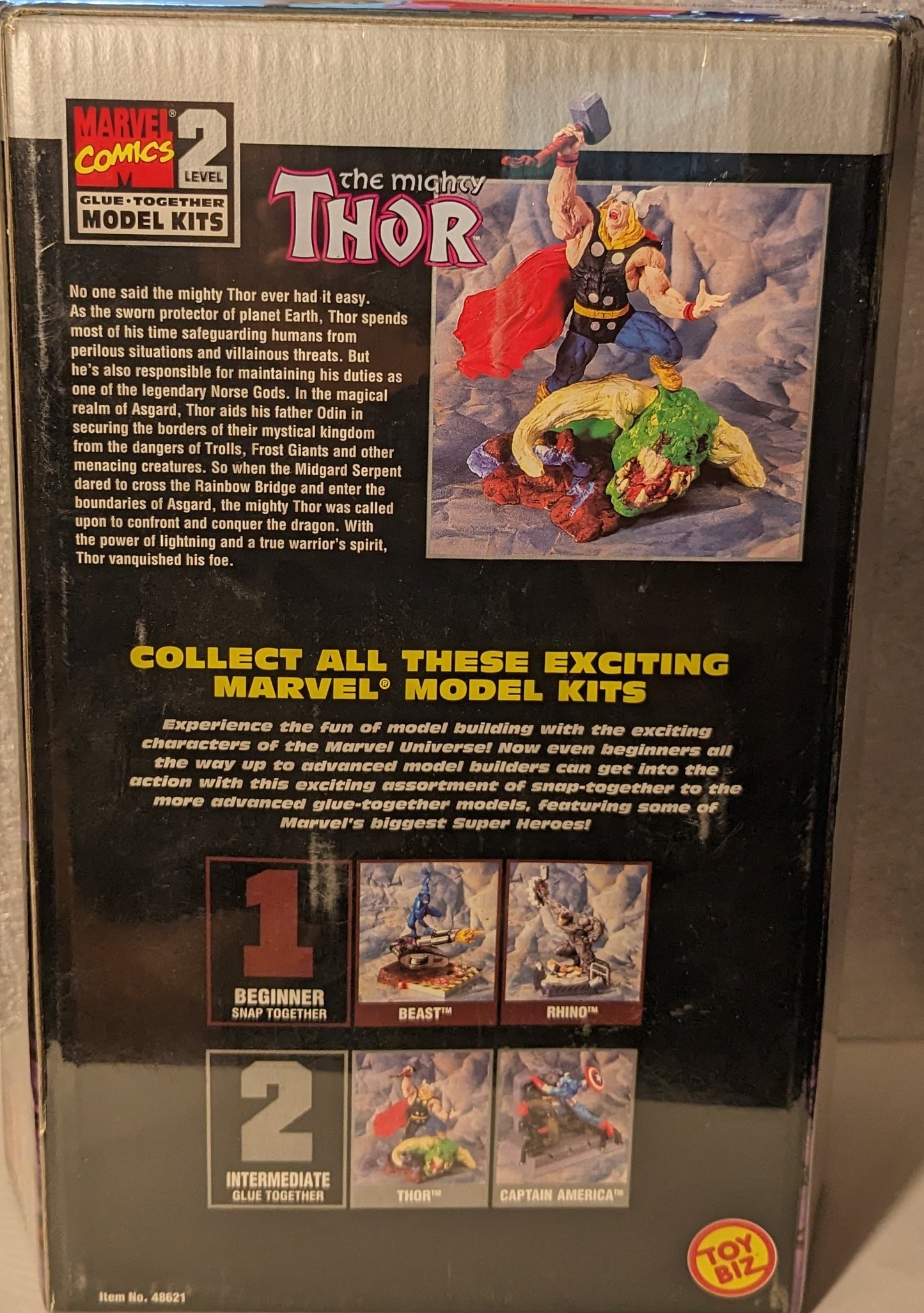 Marvel The Mighty Thor Level 2 Glue Together Model Kit