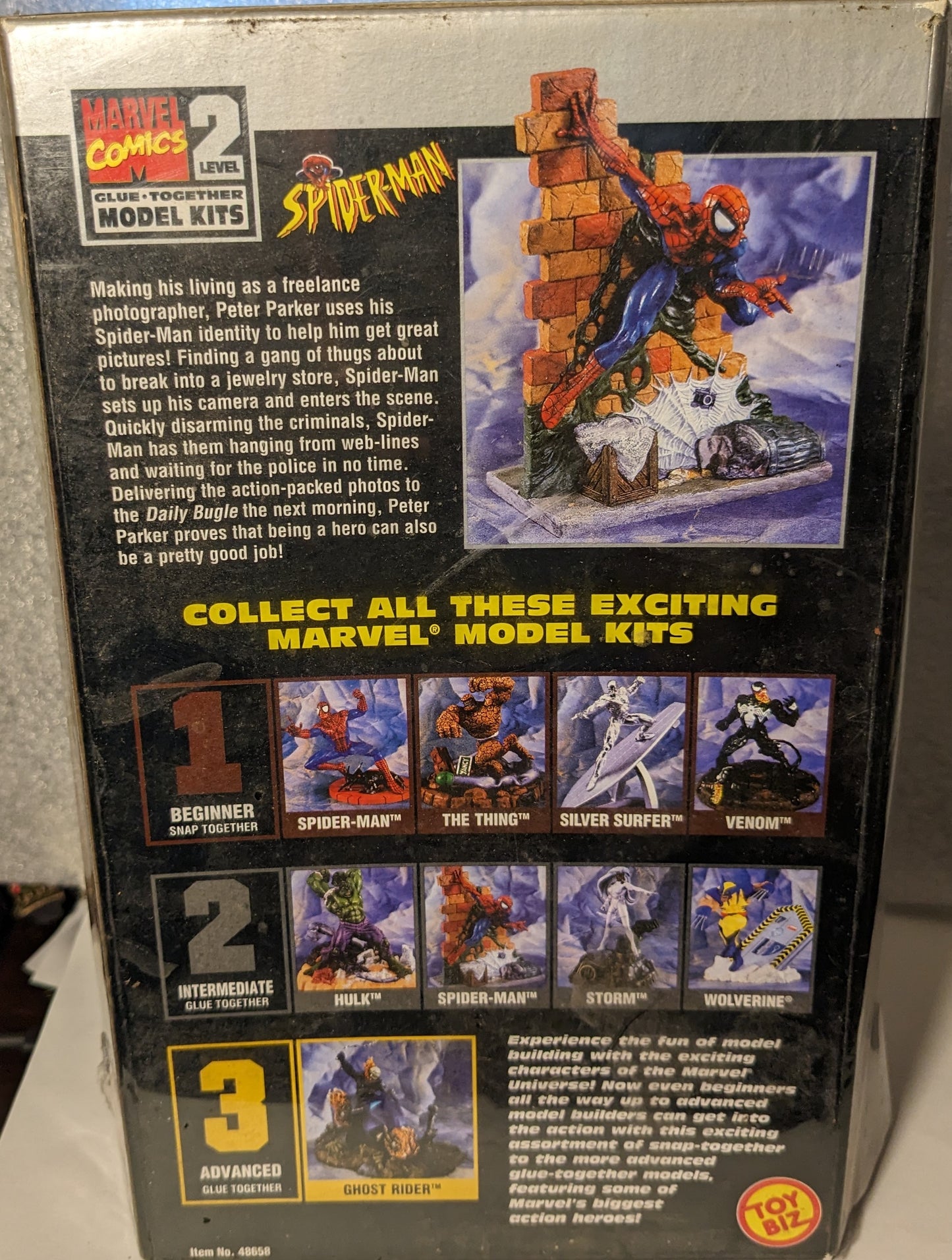 Marvel Spider-man Level 2 Glue Together Model Kit