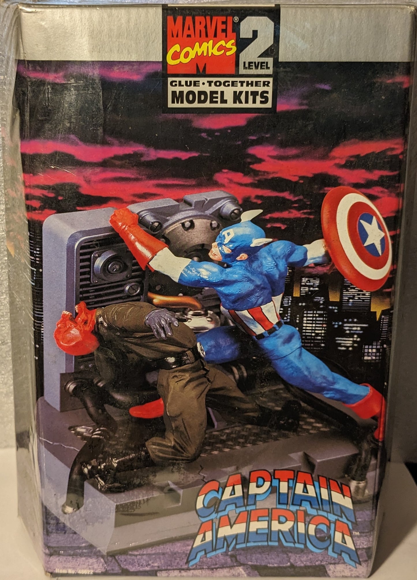 Marvel Captain America Level 2 Glue Together Model Kit